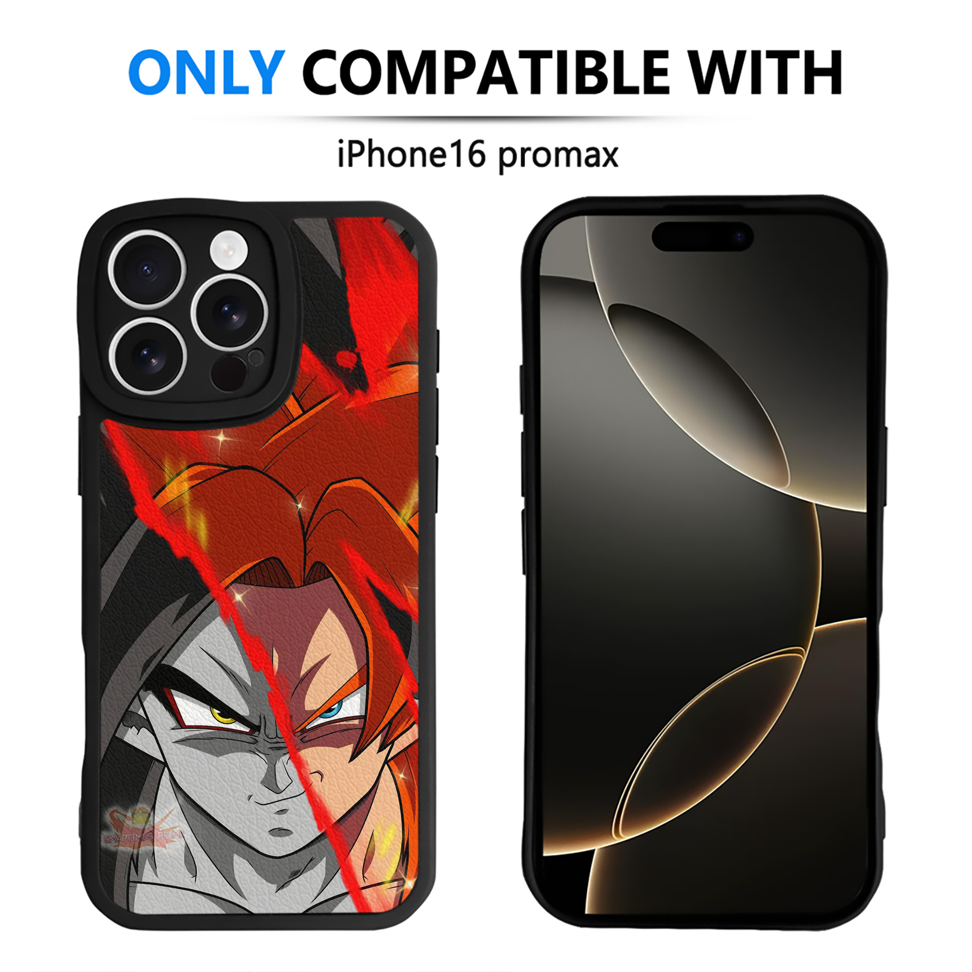 （画像用） ドラゴンボール DRAGON BALL 【iPhone 16シリーズ対応】シリコンスマホケース（レザー調） 材質：シリコン